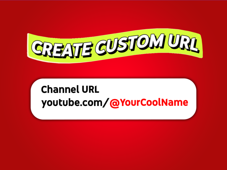 How to change youtube URL (handle)