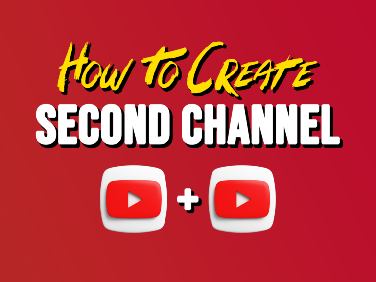 How to create second youtube channel