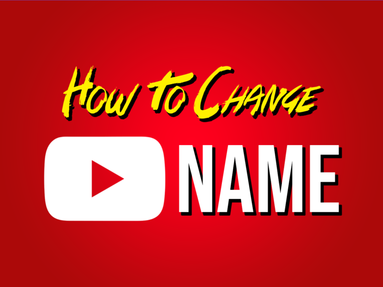 How To Change Your YouTube CHANNEL NAME